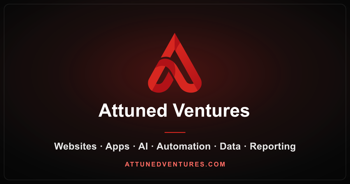 Websites, Apps & AI for Small Business | Attuned Ventures